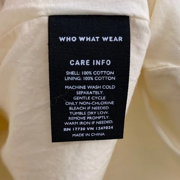 WHO WHAT WEAR Collared Tent Dress, XXL - Picture 5 of 5